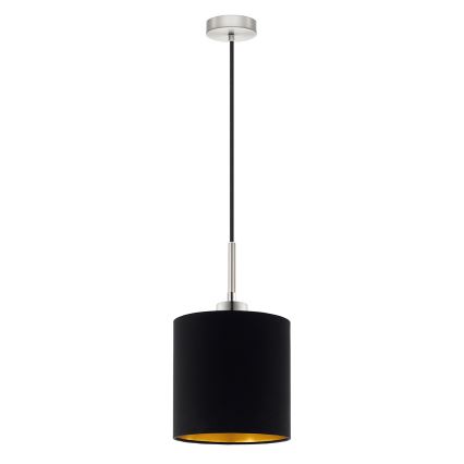 Eglo - LED Chandelier on a string TUNJA 1xE27/60W/230V black