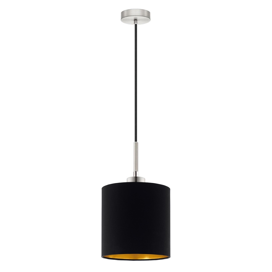Eglo - LED Chandelier on a string TUNJA 1xE27/60W/230V black