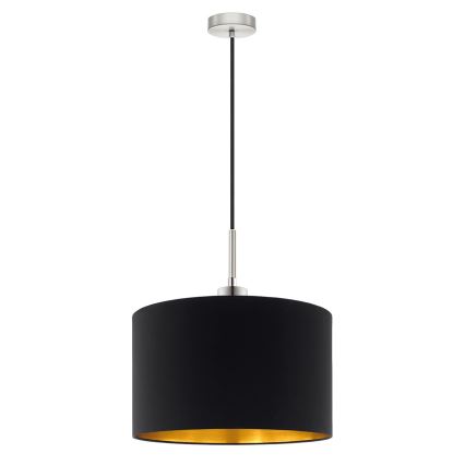 Eglo - LED Chandelier on a string TUNJA 1xE27/60W/230V black