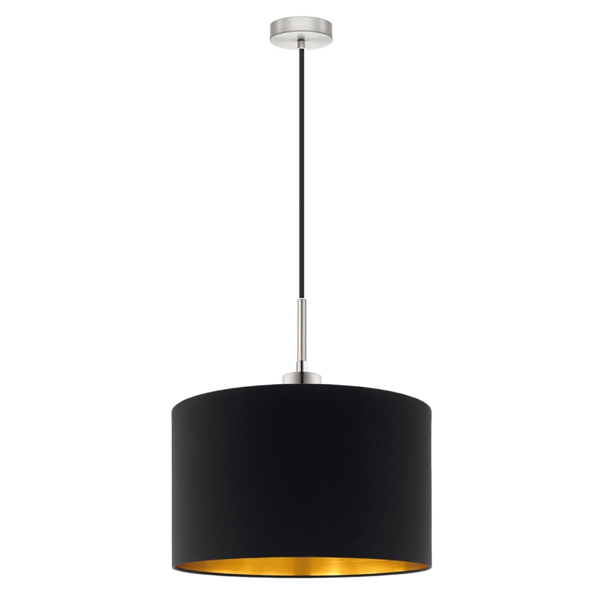 Eglo - LED Chandelier on a string TUNJA 1xE27/60W/230V black