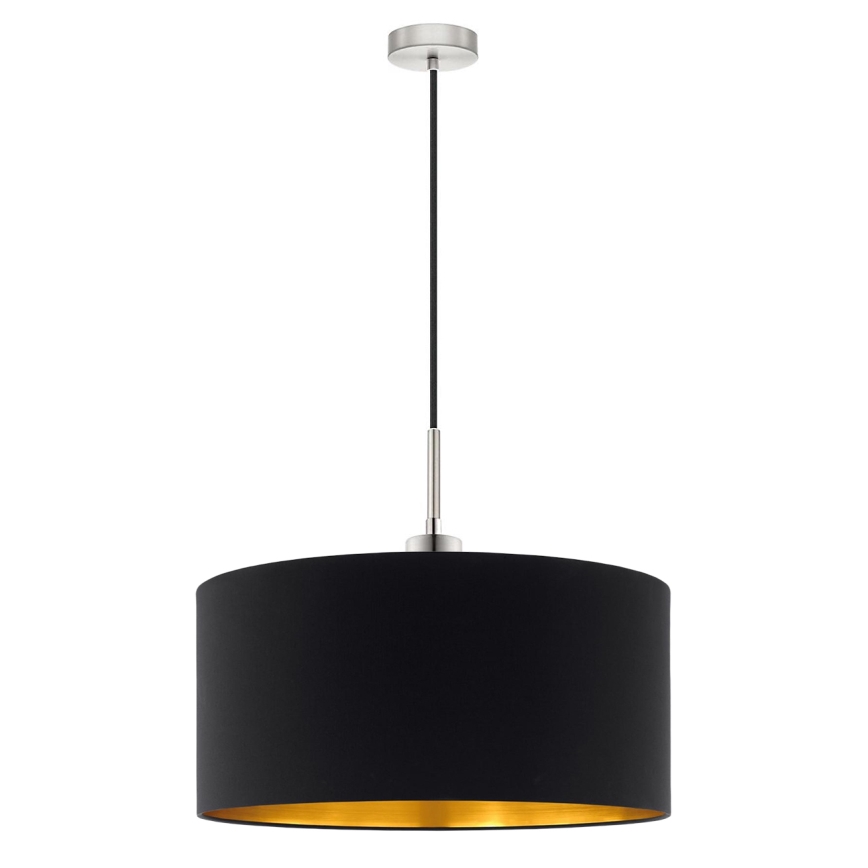 Eglo - LED Chandelier on a string TUNJA 1xE27/60W/230V black