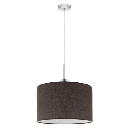 Eglo - LED Chandelier on a string TUNJA 1xE27/60W/230V brown