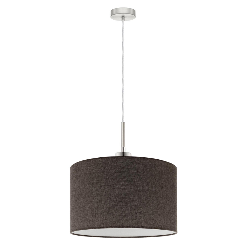 Eglo - LED Chandelier on a string TUNJA 1xE27/60W/230V brown