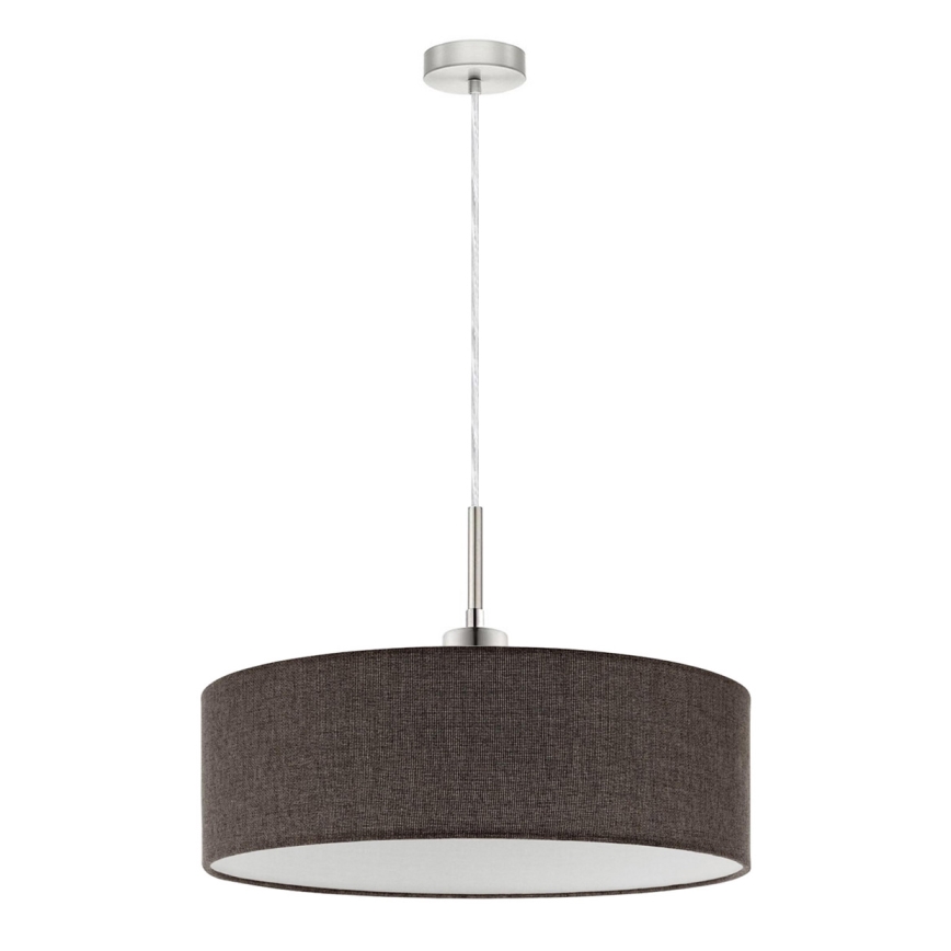 Eglo - LED Chandelier on a string TUNJA 1xE27/60W/230V brown