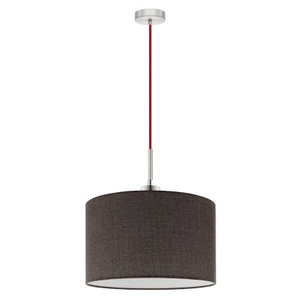 Eglo - LED Chandelier on a string TUNJA 1xE27/60W/230V brown