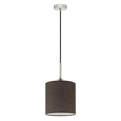 Eglo - LED Chandelier on a string TUNJA 1xE27/60W/230V brown