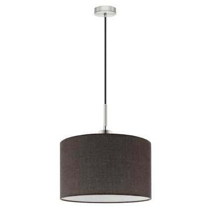 Eglo - LED Chandelier on a string TUNJA 1xE27/60W/230V brown