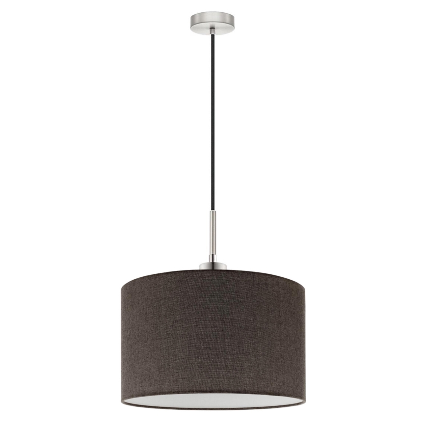 Eglo - LED Chandelier on a string TUNJA 1xE27/60W/230V brown