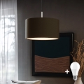 Eglo - LED Chandelier on a string TUNJA 1xE27/60W/230V brown