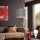 Eglo - LED Chandelier on a string TUNJA 1xE27/60W/230V grey