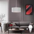 Eglo - LED Chandelier on a string TUNJA 1xE27/60W/230V white
