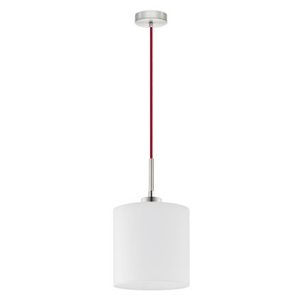 Eglo - LED Chandelier on a string TUNJA 1xE27/60W/230V white