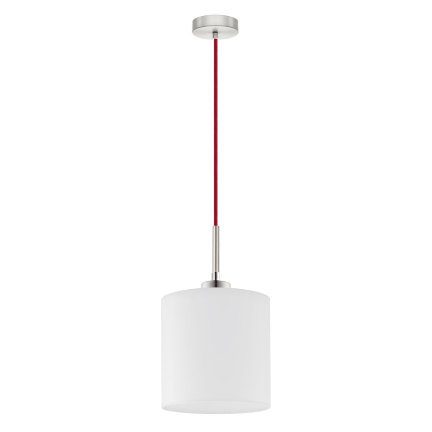 Eglo - LED Chandelier on a string TUNJA 1xE27/60W/230V white
