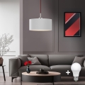 Eglo - LED Chandelier on a string TUNJA 1xE27/60W/230V white