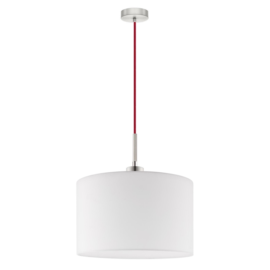 Eglo - LED Chandelier on a string TUNJA 1xE27/60W/230V white