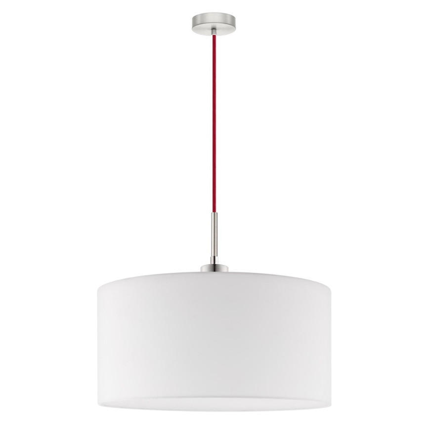 Eglo - LED Chandelier on a string TUNJA 1xE27/60W/230V white