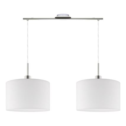 Eglo - LED Chandelier on a string TUNJA 2xE27/60W/230V white