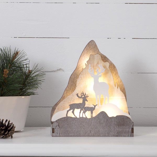 Eglo - LED Christmas decoration 10xLED/0,03W/2xAA