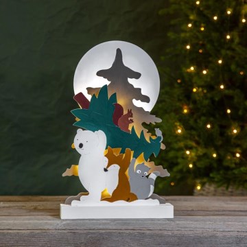 Eglo - LED Christmas decoration 10xLED/0,03W/2xAA
