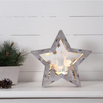 Eglo - LED Christmas decoration 10xLED/0,03W/2xAAA
