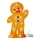 Eglo - LED Christmas decoration 20xLED/0,06W/3xAA gingerbread man
