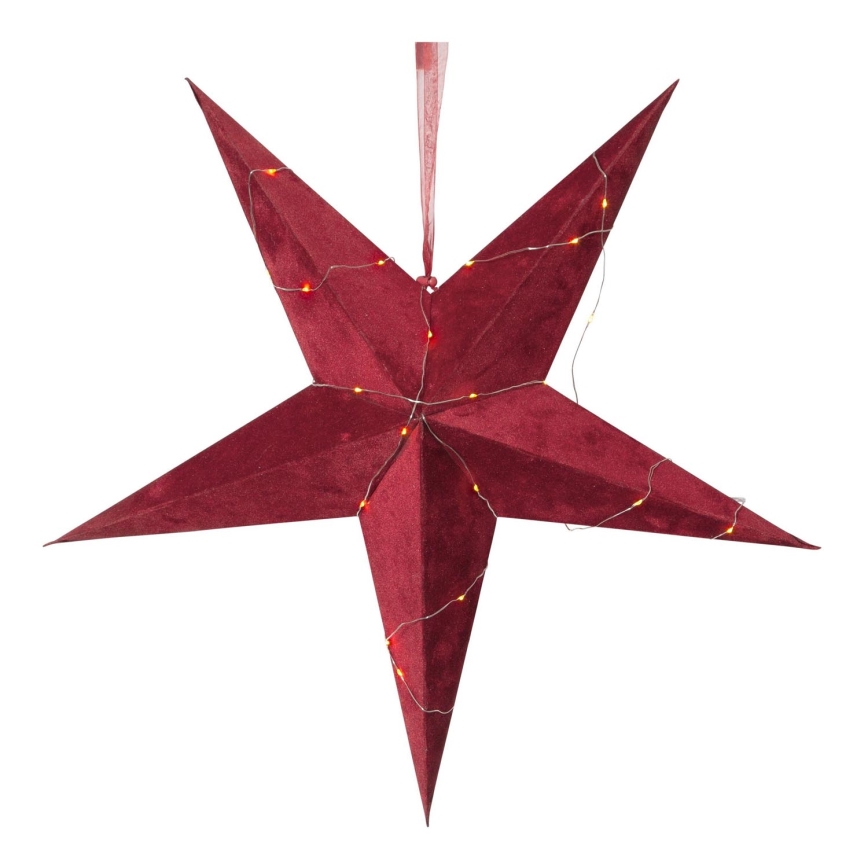 Eglo - LED Christmas decoration 40xLED/0,06W/3xAA red