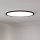 Eglo - LED Dimmable bathroom ceiling light LED/16,8W/230V 2700-6500K d. 50 cm IP44 black + remote control