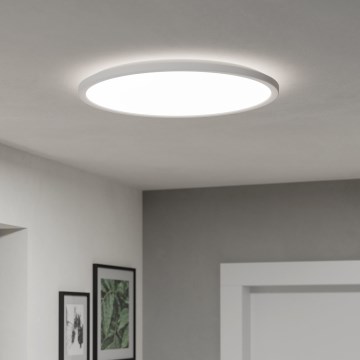 Eglo - LED Dimmable bathroom ceiling light LED/16,8W/230V 2700-6500K pr.50 cm IP44 white + remote control