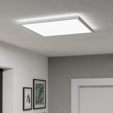 Eglo - LED Dimmable bathroom ceiling light LED/17W/230V 2700-6500K 50x50 cm IP44 white + remote control