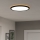 Eglo - LED Dimmable bathroom ceiling light LED/18,5W/230V 2700-6500K d. 38,9 cm IP44 black + remote control