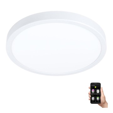 Eglo - LED Dimmable bathroom ceiling light LED/19,5W/230V 2700-6500K IP44 ZigBee