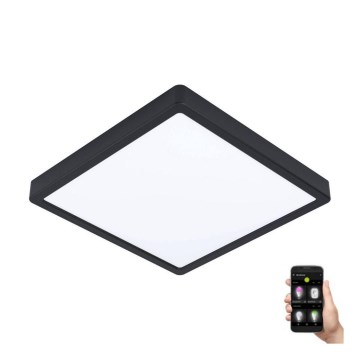 Eglo - LED Dimmable bathroom light LED/19,5W/230V 2700-6500K IP44 black