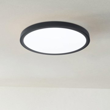 Eglo - LED Dimmable bathroom light LED/19,5W/230V 2700-6500K IP44 black