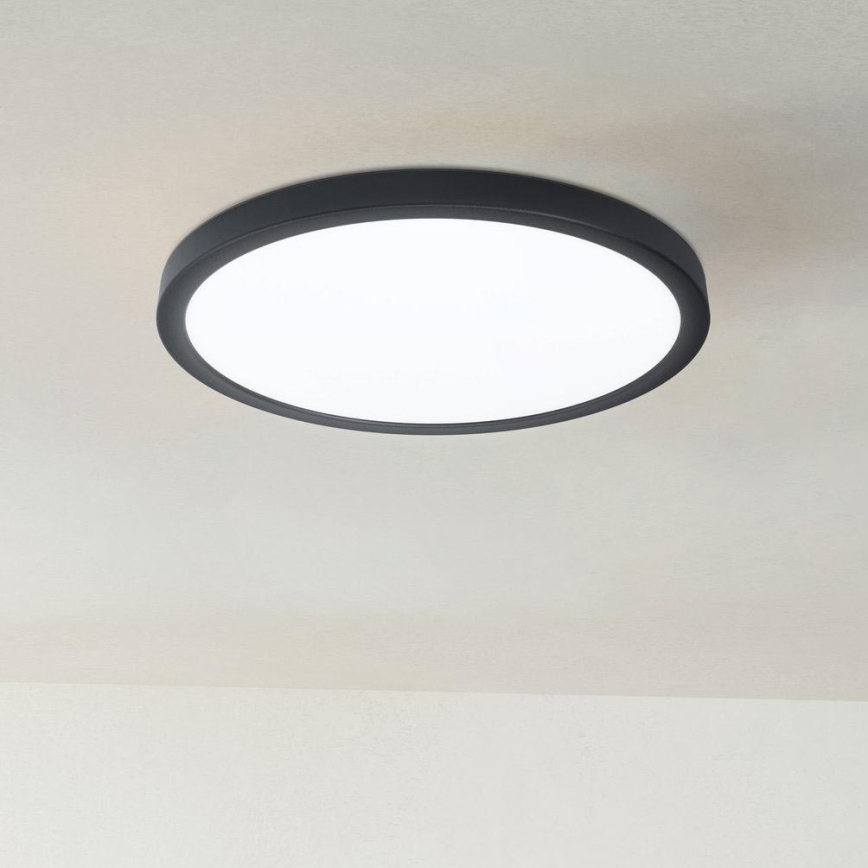 Eglo - LED Dimmable bathroom light LED/19,5W/230V 2700-6500K IP44 black