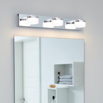 Eglo - LED Dimmable bathroom wall light 3xLED/7,2W/ IP44