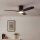 Eglo - LED Dimmable Ceiling Fan LED/17W/230V Ø 132 cm Black + Remote Control