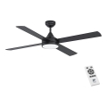 Eglo - LED Dimmable ceiling fan LED/20W/230V + RC black