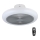 Eglo - LED Dimmable ceiling fan LED/25,5W/230V grey + remote control