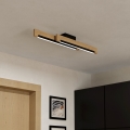 Eglo - LED Dimmable ceiling light 2xLED/10W/230V 3000K black/beige