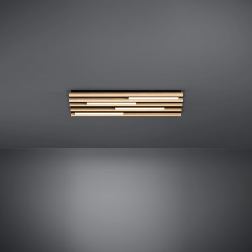 Eglo - LED Dimmable ceiling light 4xLED/9W/230V 3000K 22x78 cm brown