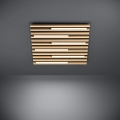 Eglo - LED Dimmable ceiling light 6xLED/8,5W/230V 3000K 57,5x57,5 cm brown