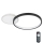 Eglo - LED Dimmable ceiling light LED/15W/230V black + remote control