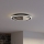 Eglo - LED Dimmable ceiling light LED/20W/230V 2700-6500K black + remote control