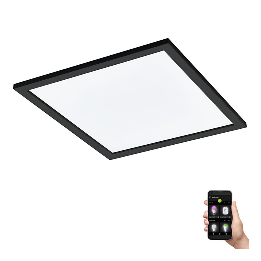 Eglo - LED Dimmable ceiling light LED/21,5W/230V black ZigBee