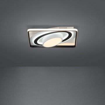 Eglo - LED Dimmable ceiling light LED/21,5W/230V + LED/10,5W + LED/3W 3000-6500K black + remote control