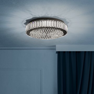 Eglo - LED Dimmable ceiling light LED/23,5W/230V 4000K black