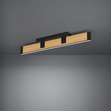 Eglo - LED Dimmable ceiling light LED/27W/230V 3000K black/brown