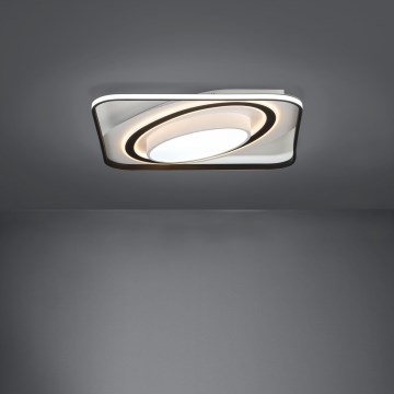 Eglo - LED Dimmable ceiling light LED/28W/230V+LED/13W+ LED/2,8W 3000-6500K black + remote control