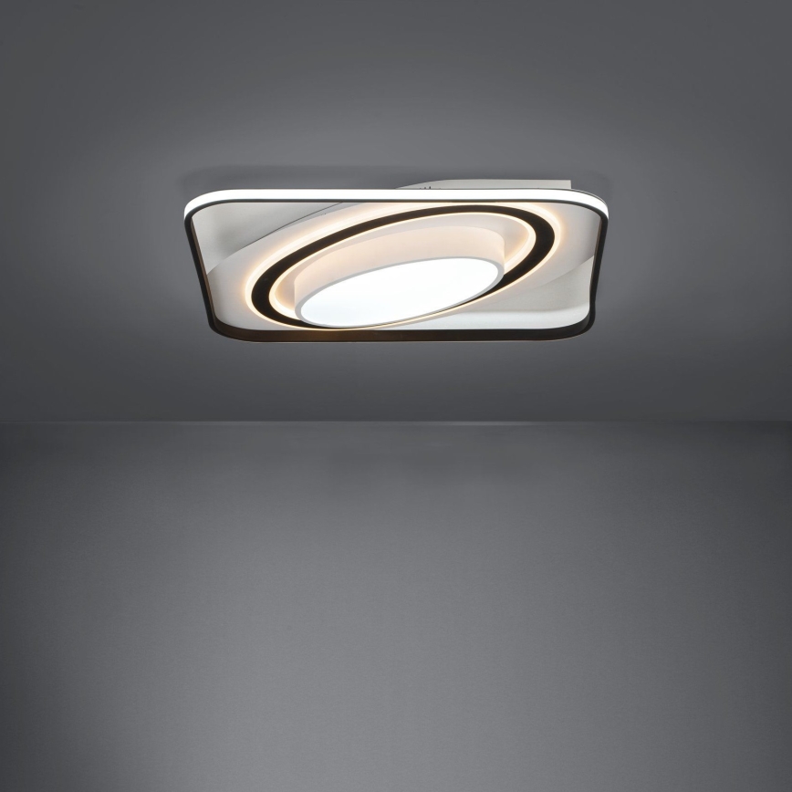 Eglo - LED Dimmable ceiling light LED/28W/230V+LED/13W+ LED/2,8W 3000-6500K black + remote control
