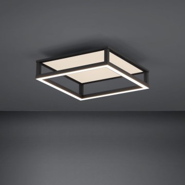 Eglo - LED Dimmable ceiling light LED/29,4W/230V 2700-6500K black + remote control